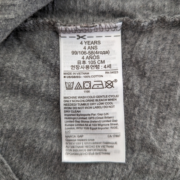 BABY Gap Disney Minnie Mouse red polka dot ribbon print long sleeve cotton 4T - Picture 6 of 6